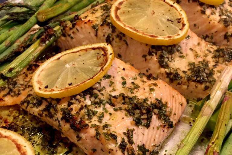 One Pan Salmon